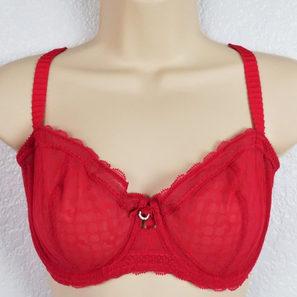 Chantelle Intimates & Sleepwear Chantelle Red Unlined Underwired